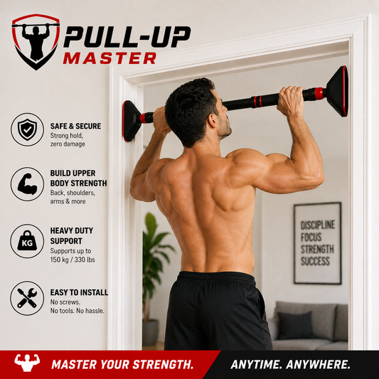 Pull Up Master Pro - Heavy Duty Multi-Grip Chin-Up Bar